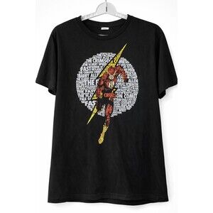 DC Comics The Flash Tshirt For Men Gray Color Size 2XL Nice Condition CR80